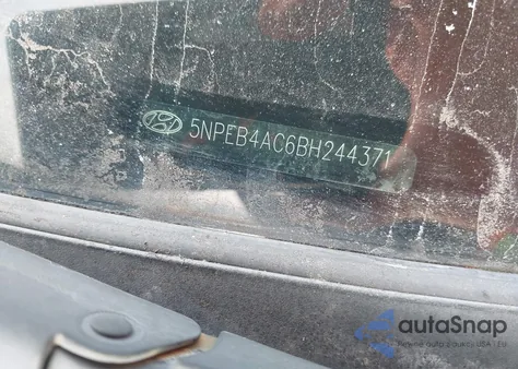 2011 Hyundai Sonata Gls из США, поврежденный, VIN 5NPEB4AC6BH244371